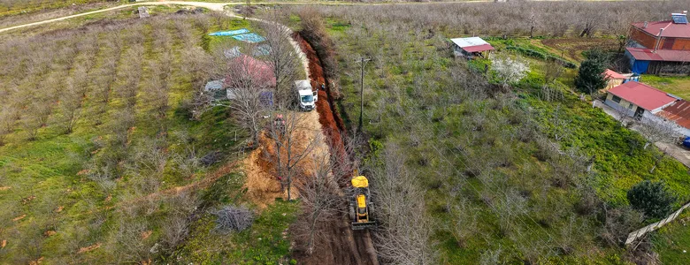 Kuyumcullu’ya 8 kilometrelik içme suyu  hattı