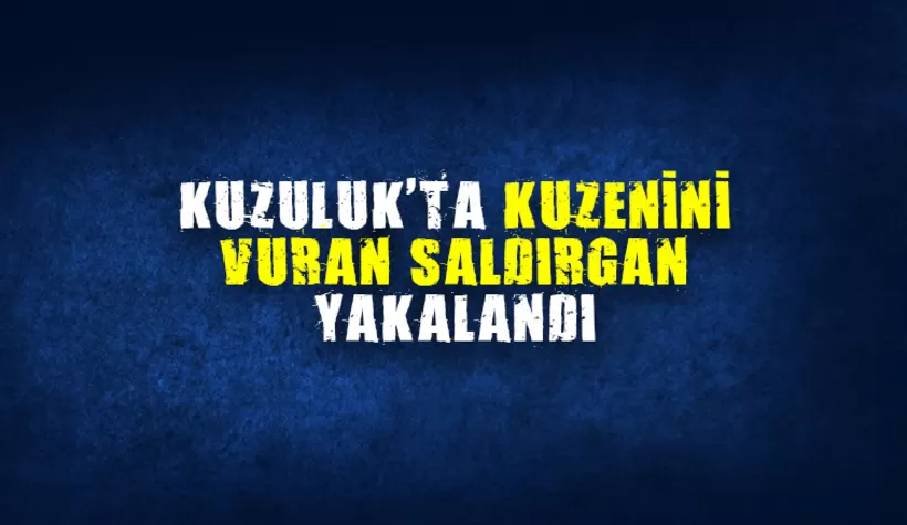 Kuzenini vurmuştu yakalandı