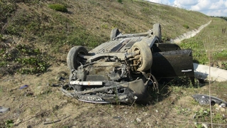 Kuzey Marmara Otoyolu'nda 100 metreden şarampole uçtu