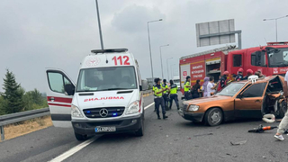 Kuzey Marmara Otoyolu'nda feci kaza