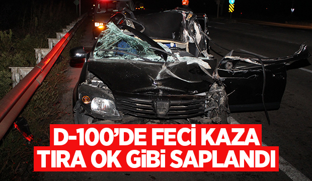 D-100'de feci kaza