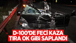 D-100'de feci kaza