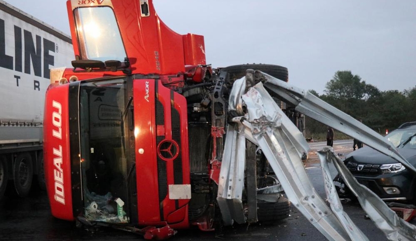 Kuzey Marmara Otoyolu'nda feci kaza