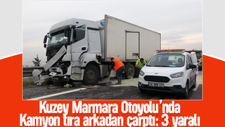 Kuzey Marmara Otoyolu'nda kaza: 3 yaralı