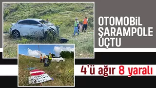 Kuzey Marmara Otoyolu nda kaza 4 ü ağır 8 yaralı