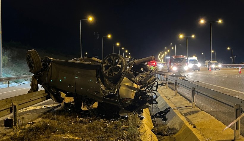  Kuzey Marmara Otoyolu’nda kaza : 2 ölü, 5 yaralı