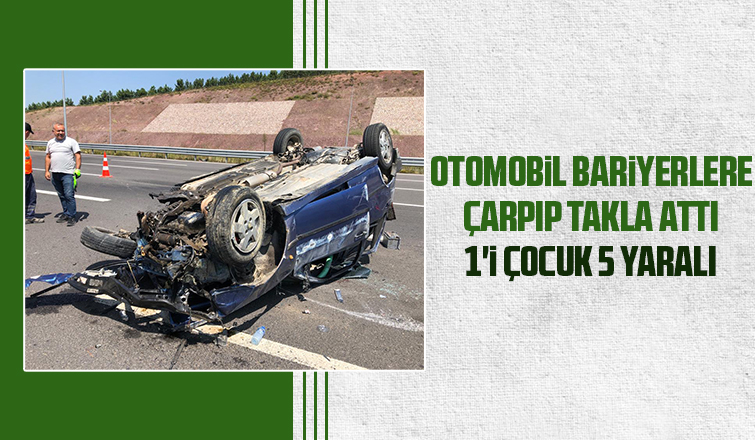 Kuzey Marmara Otoyolunda kaza 5 yaralı