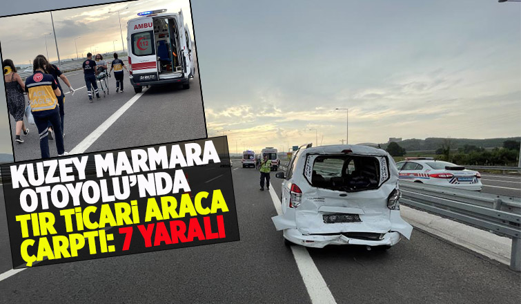 Kuzey Marmara Otoyolu’nda kaza: 7 yaralı