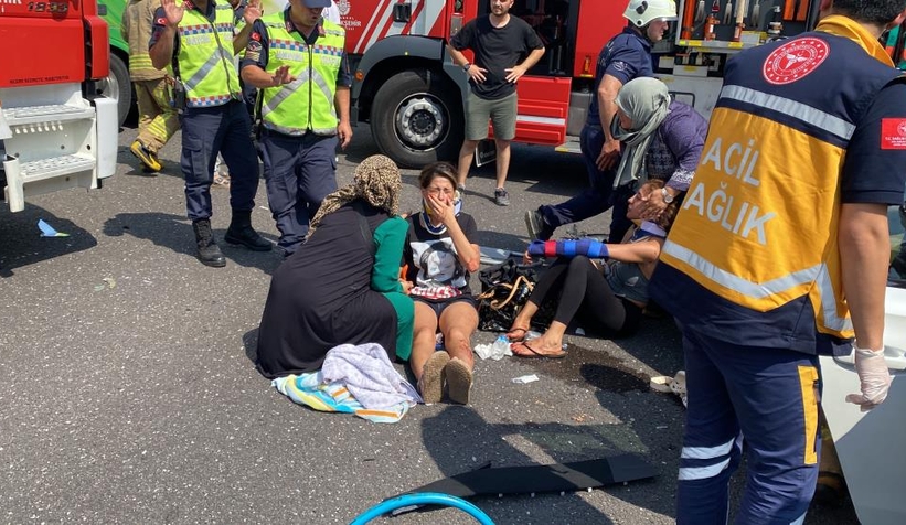 Kuzey Marmara Otoyolu’nda zincirleme kaza: 11 yaralı