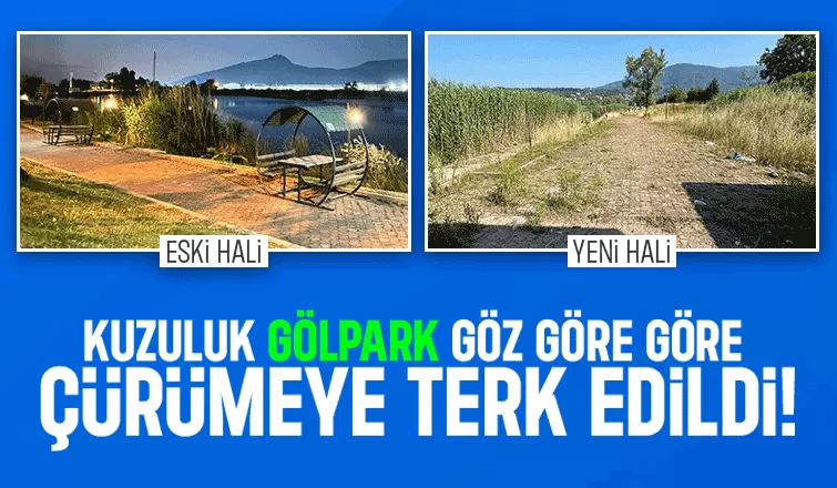 Kuzuluk Gölpark Göz Göre Göre Çürümeye Terk Edildi!