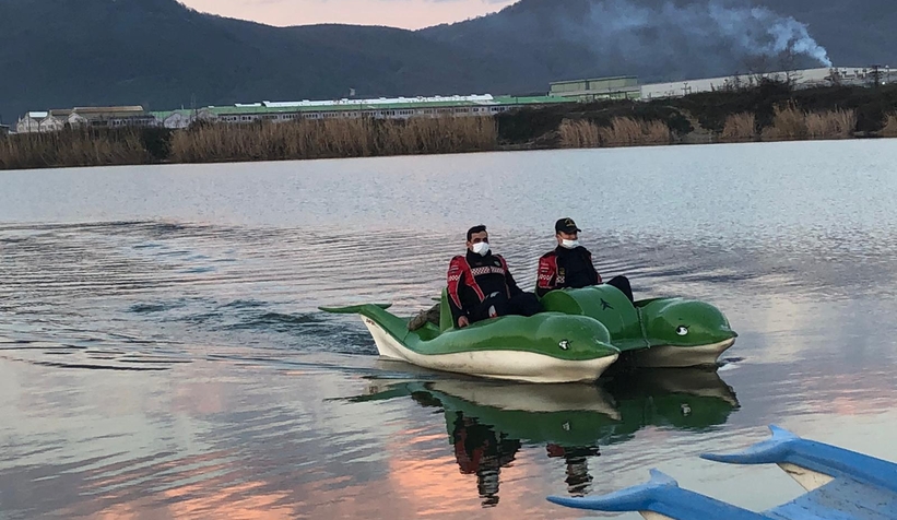 Kuzuluk Gölpark'ta kaçak ağ operasyonu