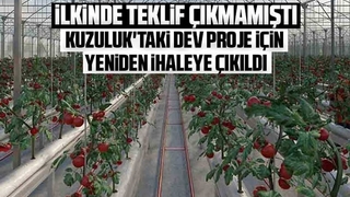 Kuzuluk'taki dev proje için yeniden ihaleye çıkıldı