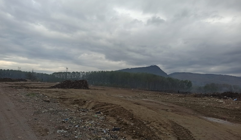 Kuzuluk'taki eski çöp toplama alanında son durum
