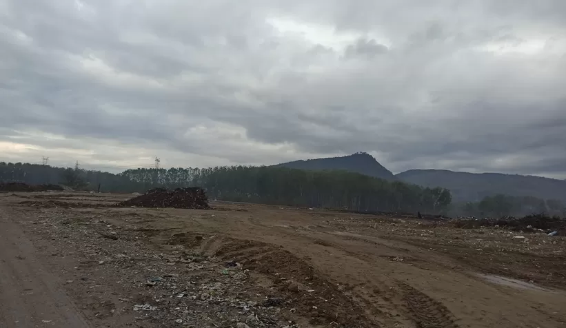 Kuzuluk'taki eski çöp toplama alanında son durum