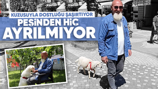 Kuzusu peşinden hiç ayrılmıyor, nereye gitse peşinden geliyor