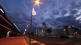 Lale motifli aydınlatmalar şehre çok yakıştı