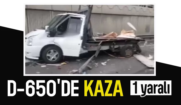 Lastiği patlayan tır dehşet saçtı