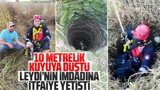 Leydi’nin imdadına itfaiye yetişti