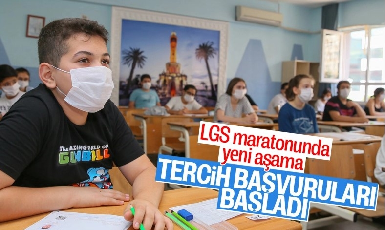 LGS tercih başvuruları başladı