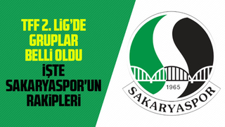 Ligde gruplar belli oldu; İşte Sakaryaspor'un rakipleri