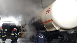 LPG tankı patladı, bir işçi yaralandı