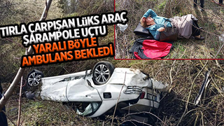 Lüks cip kaza yaptı: 1 yaralı