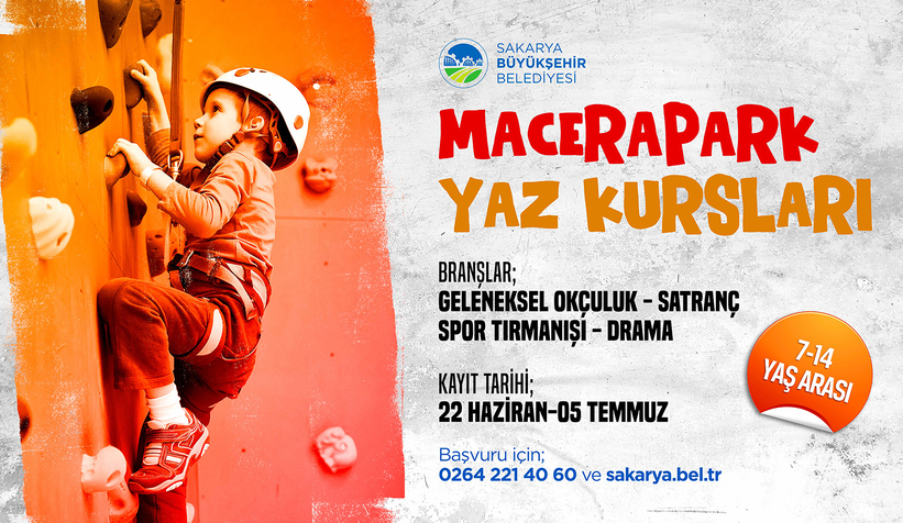 Macera Park yaz kursları başlıyor