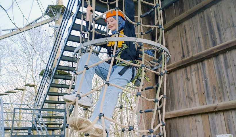 Macera Park’ta cesaretlerini test ettiler