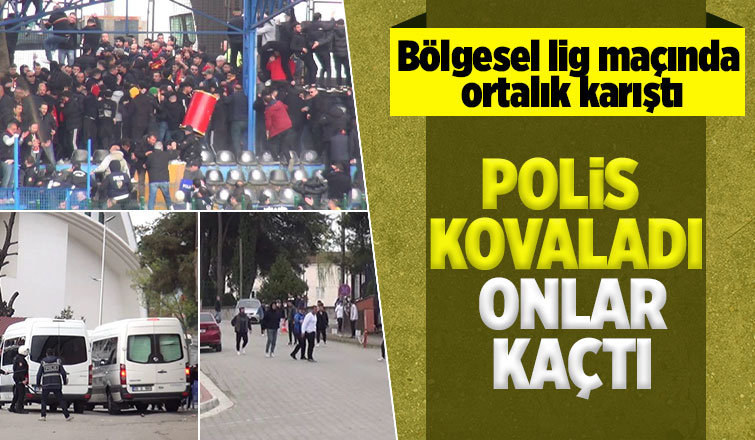 Maçta ortalık karıştı