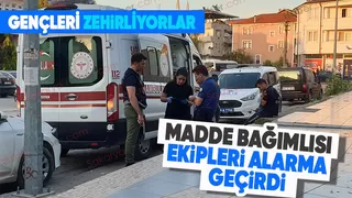 Madde bağımlısı kendine zarar verdi