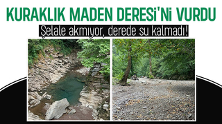 Maden Deresi kurudu