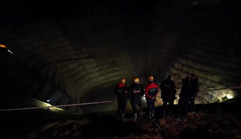 Maden faciasında arama çalışmaları durduruldu