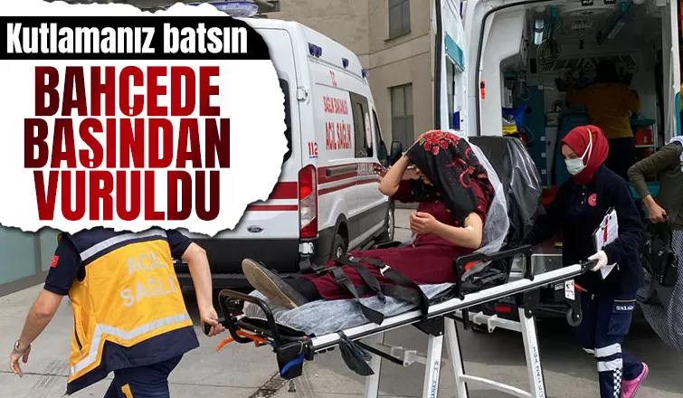 Maganda kurşunuyla başından vuruldu