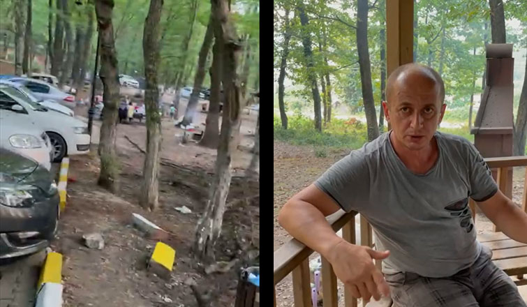 Magandalar piknikçilere dehşeti yaşattı