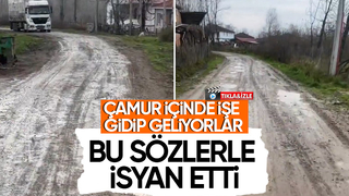 Mahalle çamur içinde