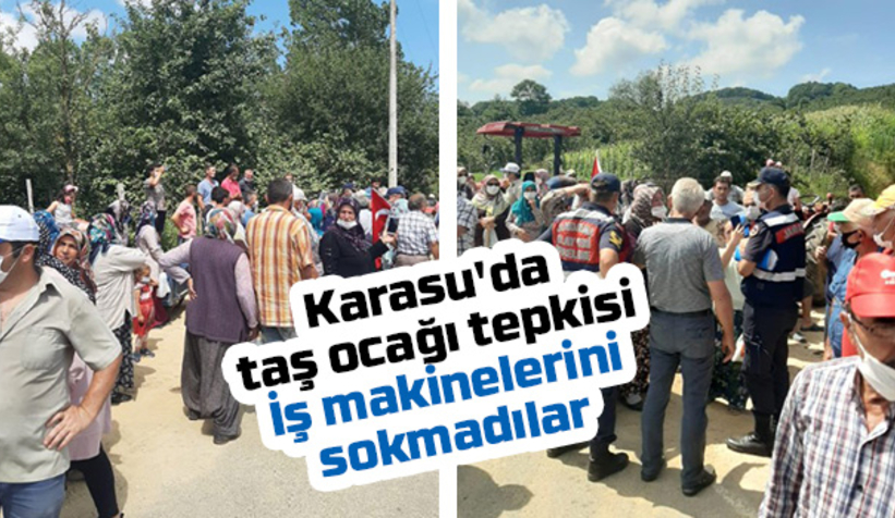 Mahallelinin taş ocağı tepkisi