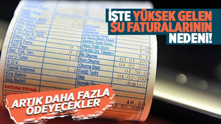 Mahalleye dönüşen yerlerin su faturalarında yeni dönem