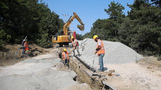Mahdumlar’a bin 900 metre yeni içmesuyu hattı