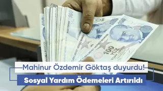 Mahinur Özdemir Göktaş duyurdu! Sosyal yardım ödemeleri artırıldı
