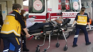 Makineye kaptırdığı parmakları koptu