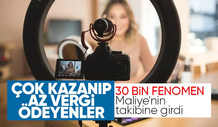 Maliye düğmeye bastı: Fenomenler için vergi çalışması başladı