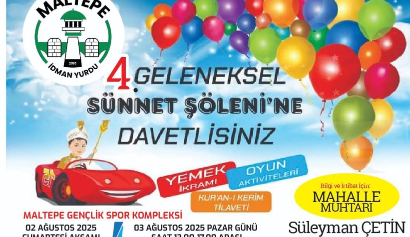 Maltepe geleneksel sünnet şöleni için hazırlıklar sürüyor