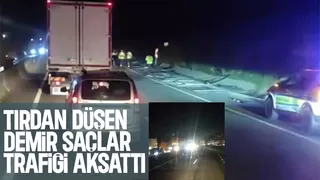 Malzemeler yola düştü, araç kuyruğu oluştu
