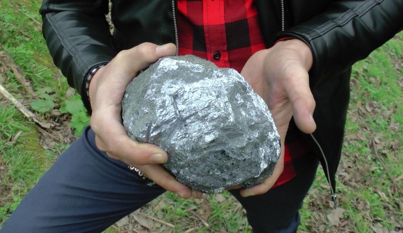 Mangal yaparken buldular, 9.5 kilo ağırlığında