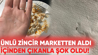 Mantının içinden çıkan şok etti