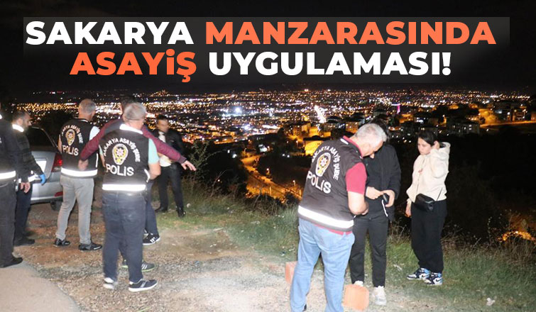 Manzara keyfi polis denetimiyle son buldu