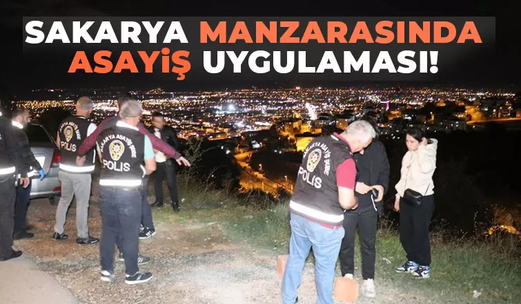 Manzara keyfi polis denetimiyle son buldu