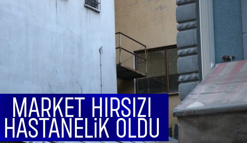 Market hırsızının sonu kötü oldu