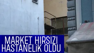 Market hırsızının sonu kötü oldu
