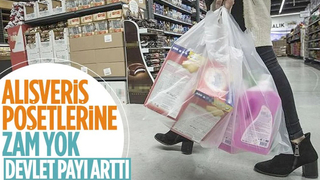 Market poşetlerine zam yok